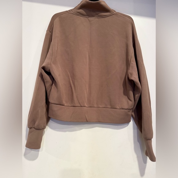 Varley Davidson Sweat Half-zip Swan Necked Collar Super Soft Lightweight Size S - Picture 3 of 6